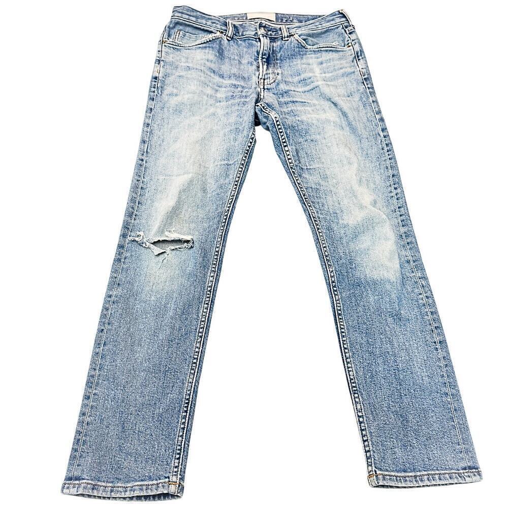 Everlane The Selvedge Slim Fit Jean Organic Cotton Zip Fly Denim Size 29 x 30 - Picture 2 of 9